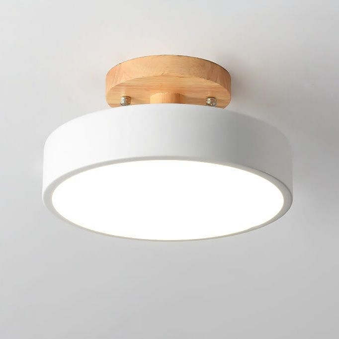 Minimalist aisle lamp, corridor lamp, Nordic personalized creative entrance hall lamp, Nordic log balcony cloakroom lamp