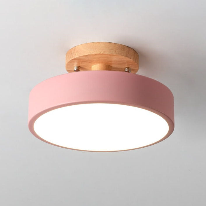 Minimalist aisle lamp, corridor lamp, Nordic personalized creative entrance hall lamp, Nordic log balcony cloakroom lamp