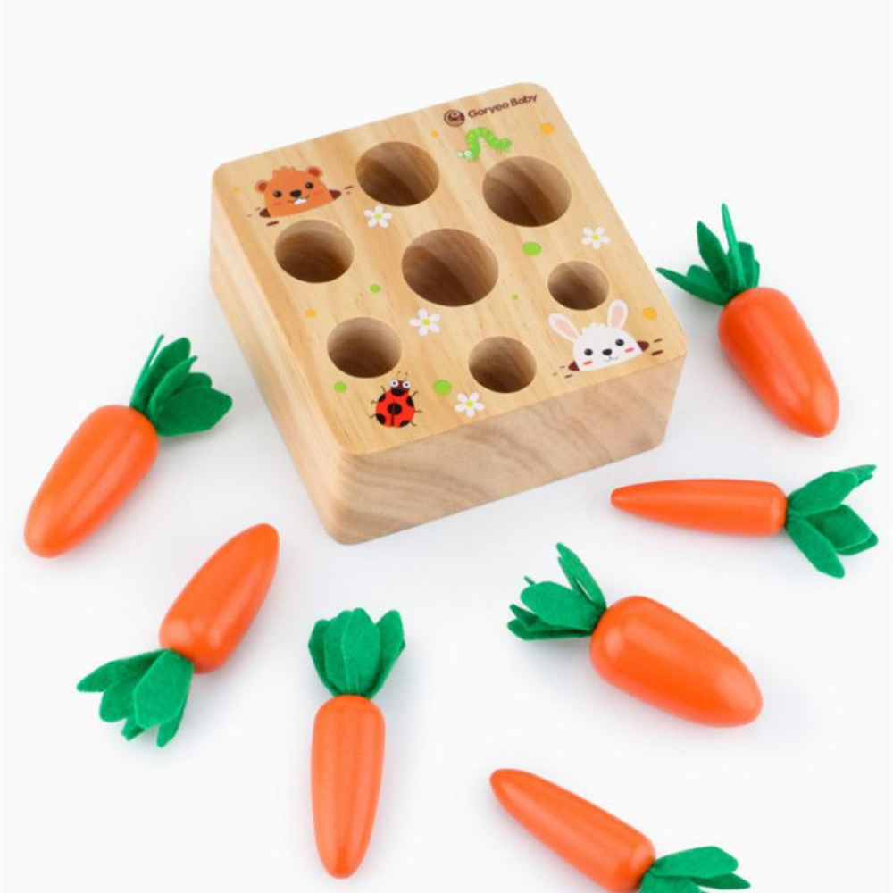 Goryeobaby children's simulation carrot pulling toy and carrot inserting game kindergarten sensory educational toys