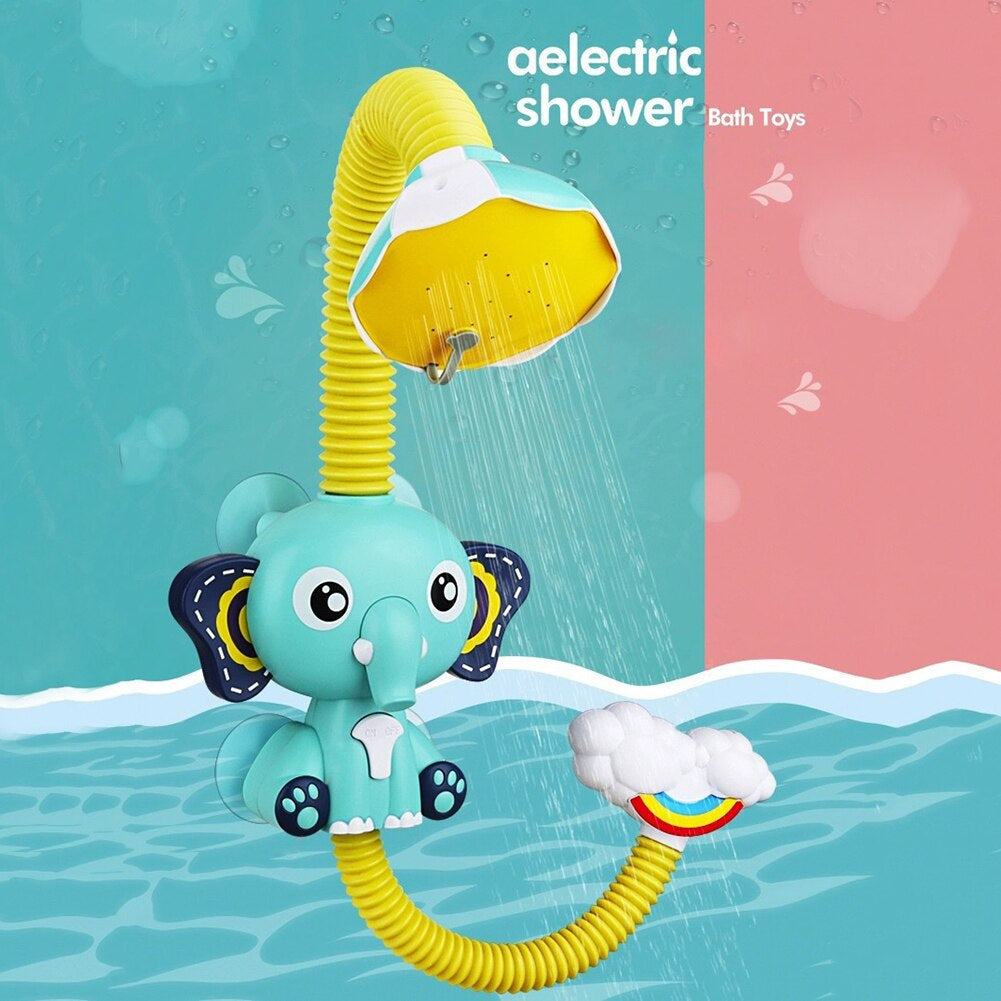 Children's bath toys electric elephant shower cloud spray shower baby bathroom swimming and water toys