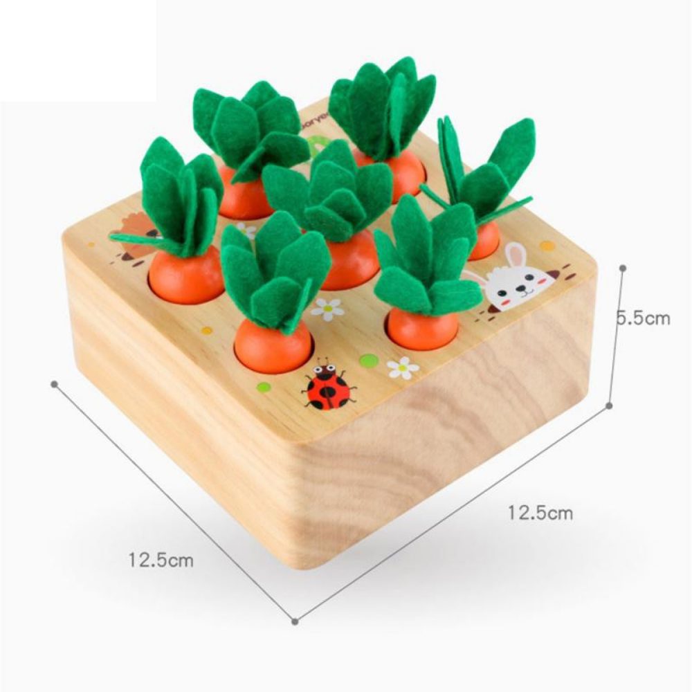 Goryeobaby children's simulation carrot pulling toy and carrot inserting game kindergarten sensory educational toys