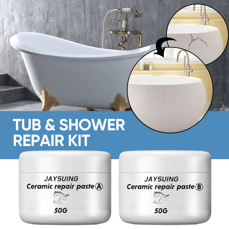 Jaysuing tile repair agent ceramic paste tile adhesive quick adhesive toilet marble pit glaze repair