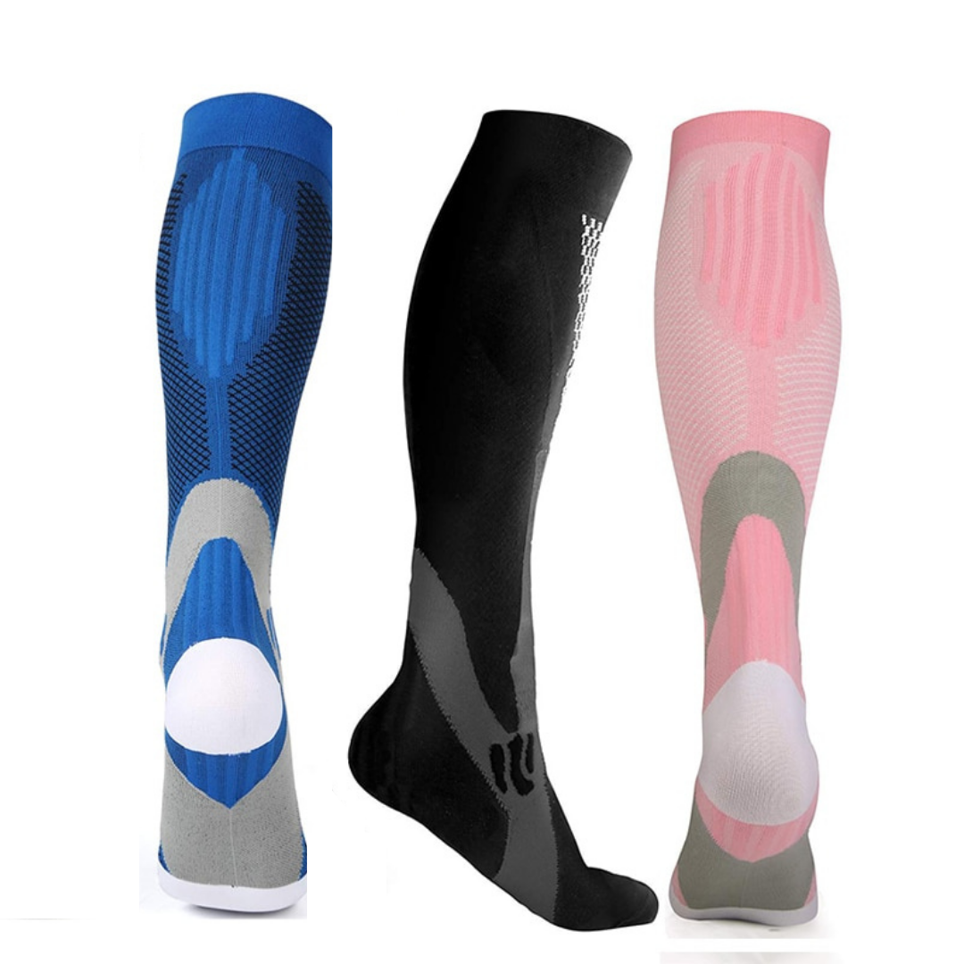 Professional sports compression socks for men and women, cycling socks, calf socks, over-the-knee socks, football socks, slimming socks