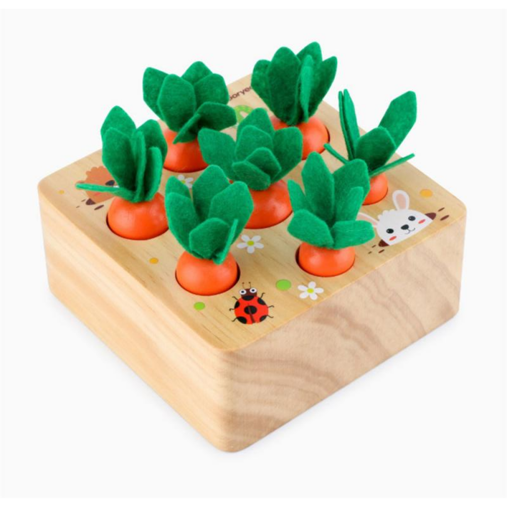 Goryeobaby children's simulation carrot pulling toy and carrot inserting game kindergarten sensory educational toys