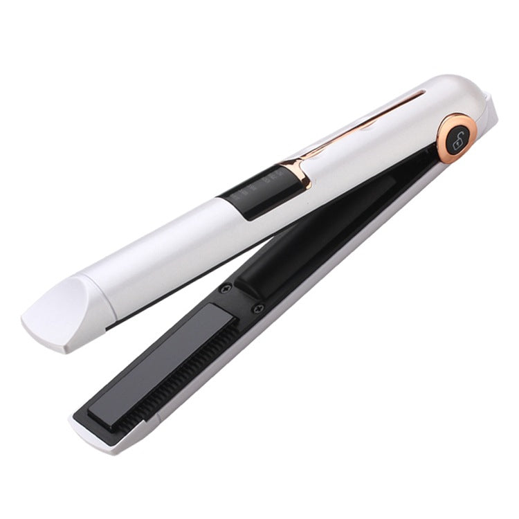 Popular wireless USB charging curling and straightening dual-use electric hair clip curling wand hair straightener hair curler EU