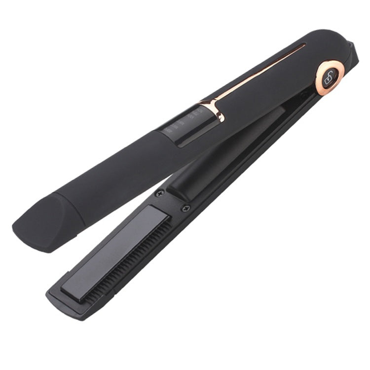 Popular wireless USB charging curling and straightening dual-use electric hair clip curling wand hair straightener hair curler EU