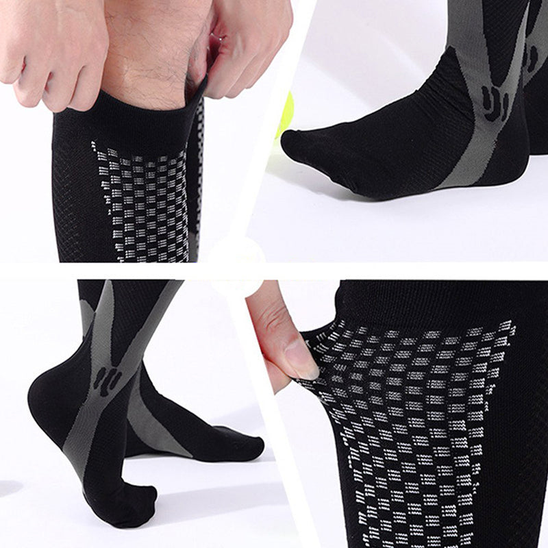 Professional sports compression socks for men and women, cycling socks, calf socks, over-the-knee socks, football socks, slimming socks