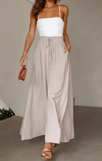 Spring and summer casual wide-leg popular loose casual fashion trousers for women