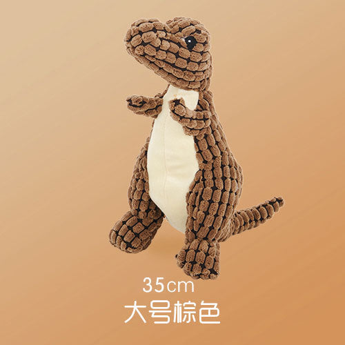 Huayuan Pet Products Dog Bite Toy Dog Sound Toy Pet Toy Plush Dinosaur Dog Toy