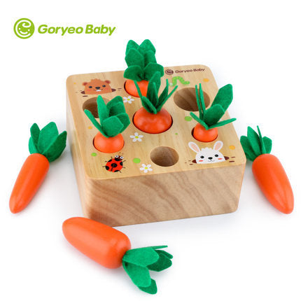 Goryeobaby children's simulation carrot pulling toy and carrot inserting game kindergarten sensory educational toys