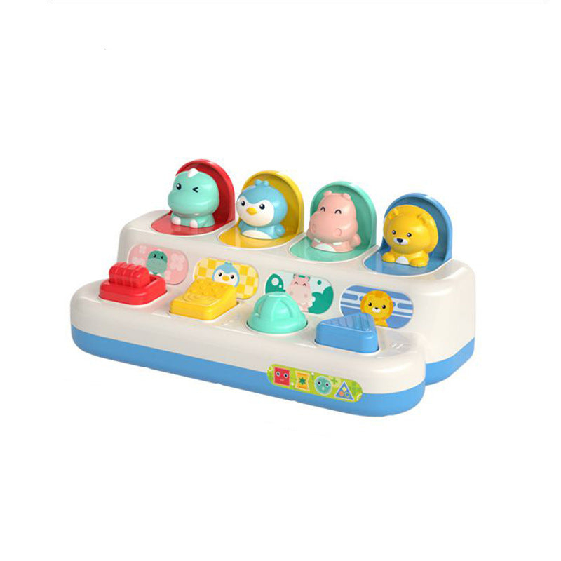 New children's peek-a-boo switch early education toy to exercise baby's finger flexibility and safety pop-up switch box