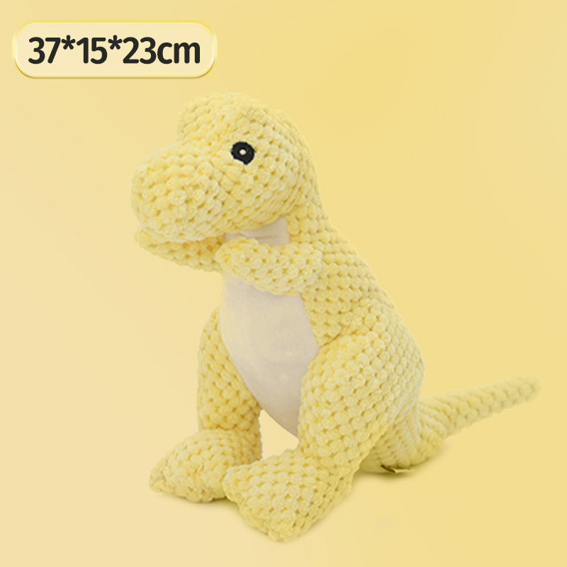 Huayuan Pet Products Dog Bite Toy Dog Sound Toy Pet Toy Plush Dinosaur Dog Toy