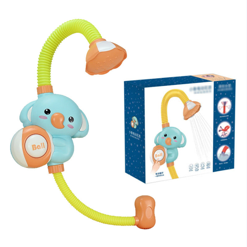 Children's bath toys electric elephant shower cloud spray shower baby bathroom swimming and water toys