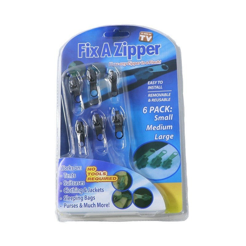 Fix A Zipper multifunctional zipper puller clothing accessories three sizes total 6 pieces 41g