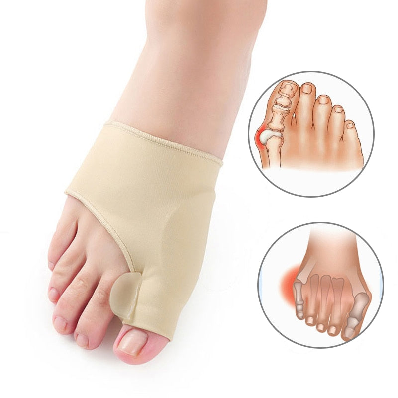 Silicone thumb valgus corrector big foot bone toe valgus toe separator toe separator correction sleeve