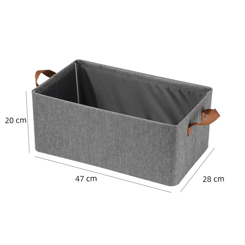 Household clothing storage box folding steel frame storage box children's clothing storage box waterproof and moisture-proof storage cabinet washable