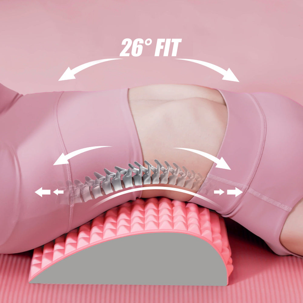 Paper-packed waist stretch massage relaxation yoga stretch open back exercise auxiliary back support EVA lumbar soothing device