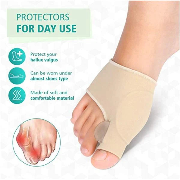 Silicone thumb valgus corrector big foot bone toe valgus toe separator toe separator correction sleeve